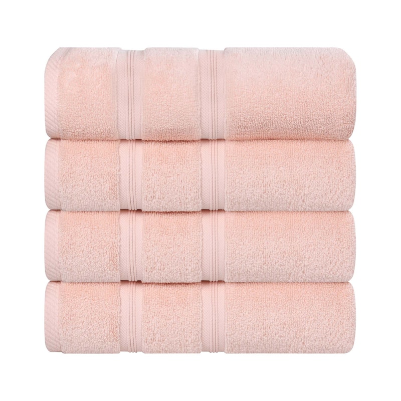 Superior Smart Dry Zero Twist Cotton Bath Towels, Set of 4
