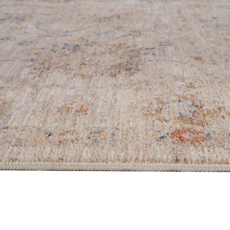HomeRoots Floral Medallion Traditional Runner Area Rug