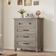 preview thumbnail 2 of 18, 4 Dresser for Bedroom, 34.8" Tall Vertical Drawer Dresser with Large Storage, Freestanding Wooden Closet Chest