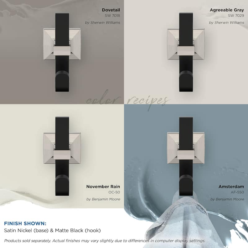 Amerock Burbank Single Prong Decorative Wall Hook