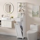 preview thumbnail 3 of 24, VECELO Tilt Out Laundry Hamper Cabinet with Laundry Baskets Hamper Bathroom Storage Cabinet Laundry Cabinet with Drawer