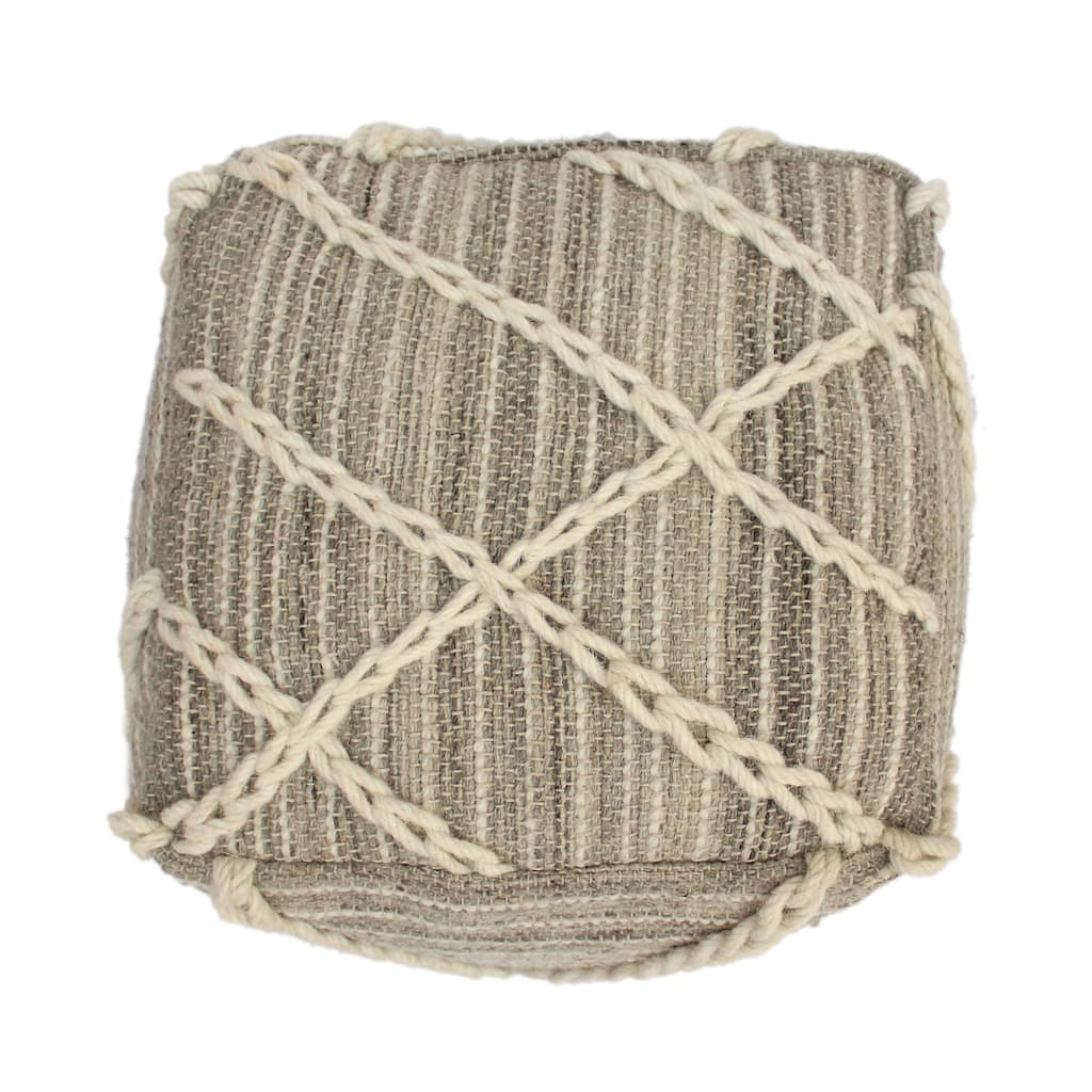 Rope Square Pouf