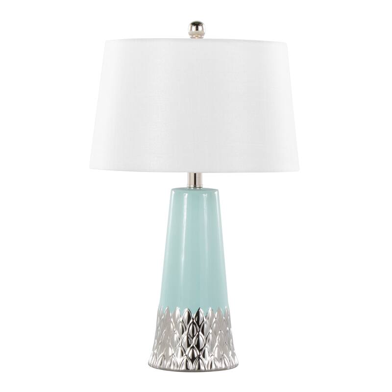 Silver Orchid Karina 22" Ceramic Table Lamp