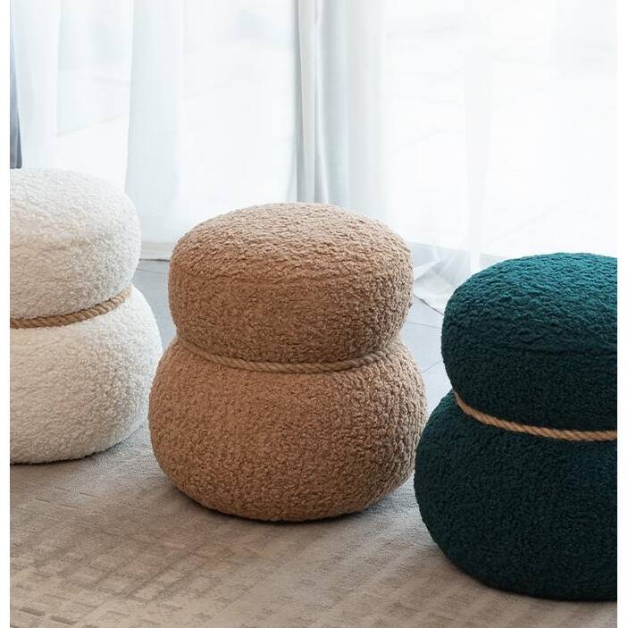 Snowman stool, seat body width 14.56in round belly, playful and lovely, suitable for any space