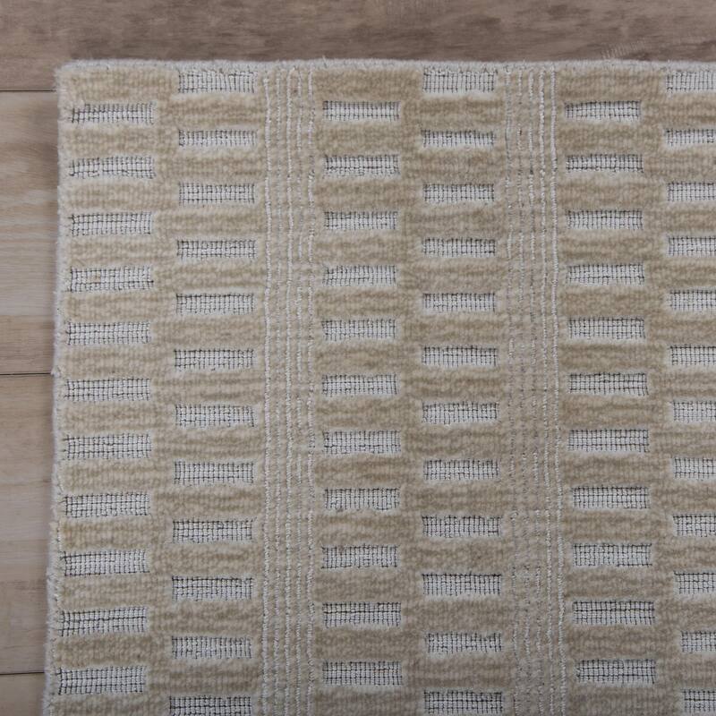 Alora Decor Pure Hand Loomed High/Low Geometric Rug