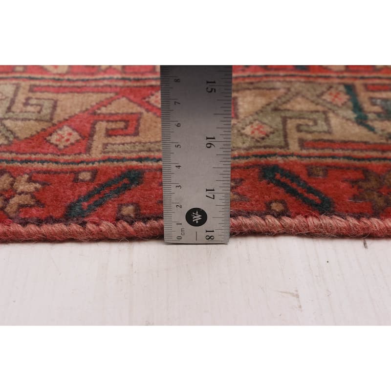 ECARPETGALLERY Hand-knotted Konya Anatolian Light Red Wool Rug - 4' 8" x 10'