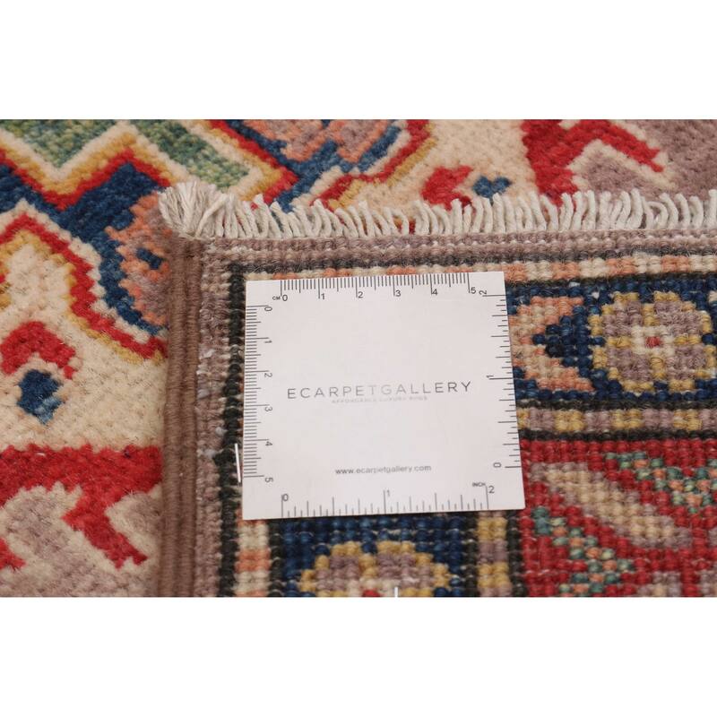 ECARPETGALLERY Hand-knotted Uzbek Ghazni Brown Wool Rug - 2'9 x 6'6