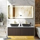 preview thumbnail 31 of 39, Vintage Aluminium Bathroom Vanity With Countertop Sink Copper Faucet Set