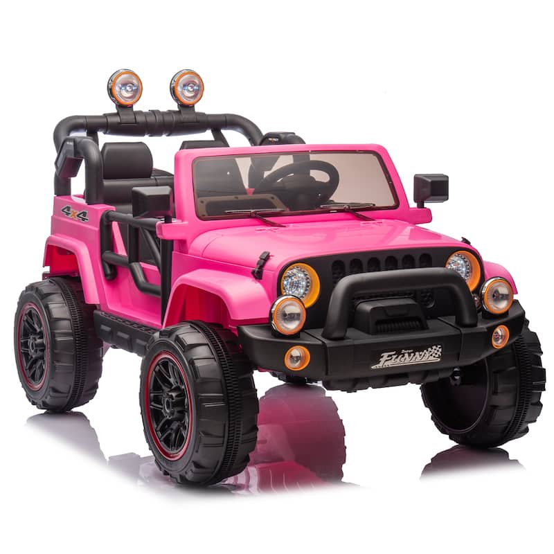 24V Kids Ride On Electric Car W/Parents Control,Seat width 20in,2WD,Rear suspension,Trunk storage,for Kids Aged 3-8