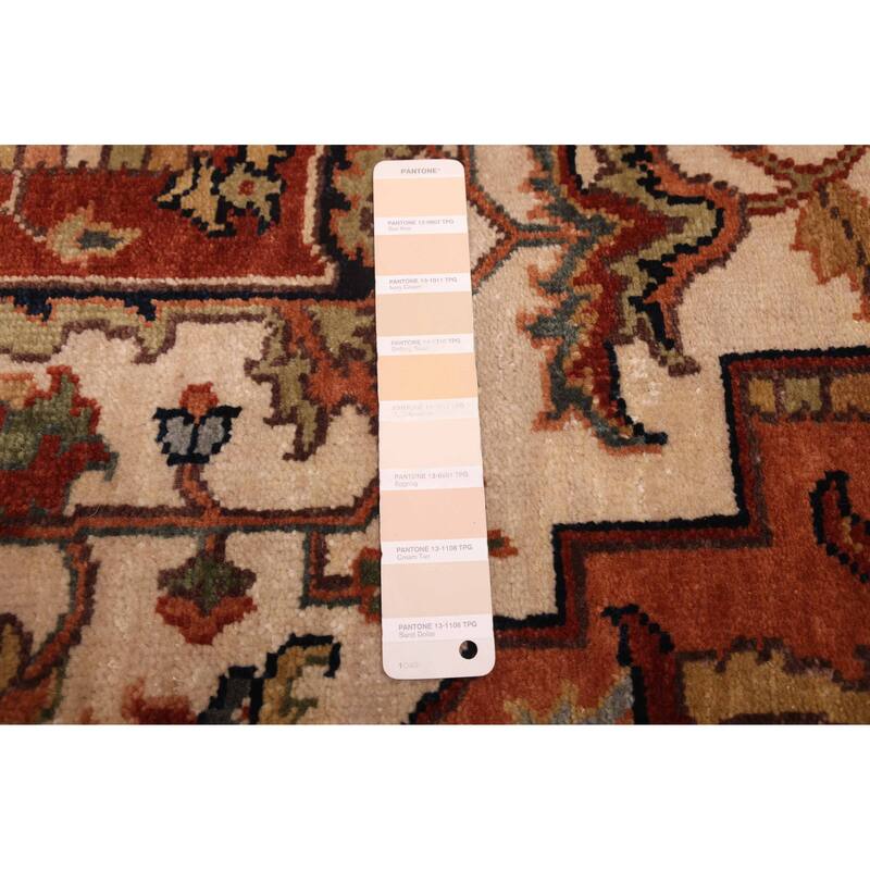 ECARPETGALLERY Hand-knotted Jules Sultane Ivory Wool Rug - 7'8 x 9'11