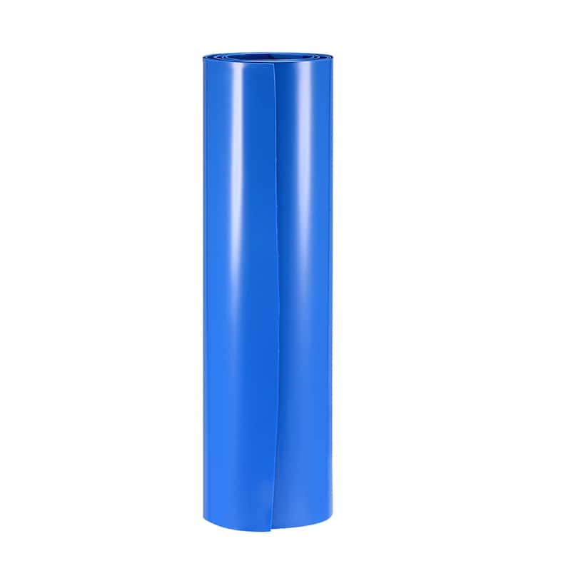 Battery Wrap, 250mm Width 1m PVC Heat Shrink Tube Wraps Blue