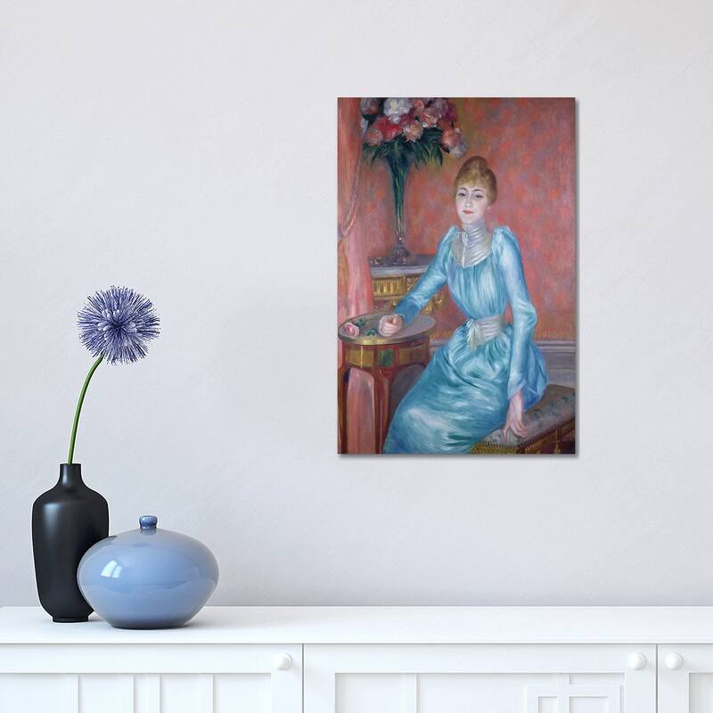 iCanvas "Madame de Bonnieres, 1889 " by Pierre-Auguste Renoir Canvas Print - 18x12x1.5