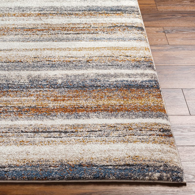 Artistic Weavers Banou Modern Striped Plush Area Rug