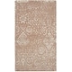 preview thumbnail 52 of 53, Nourison Damask Distressed Contemporary Area Rug 2'3" x 3'9" - Beige/Ivory - Runner/Rectangle