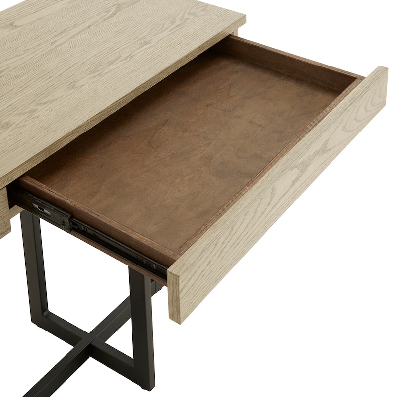 Eldersley Wood Finish Table with Drawer(s) by iNSPIRE Q Modern