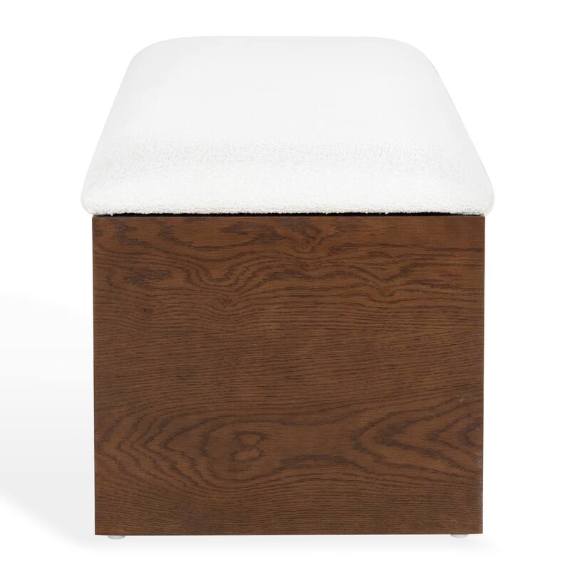 SAFAVIEH Couture Rose Andrea Cushion Top Storage Bench - 62"W x 20"D x 19"H