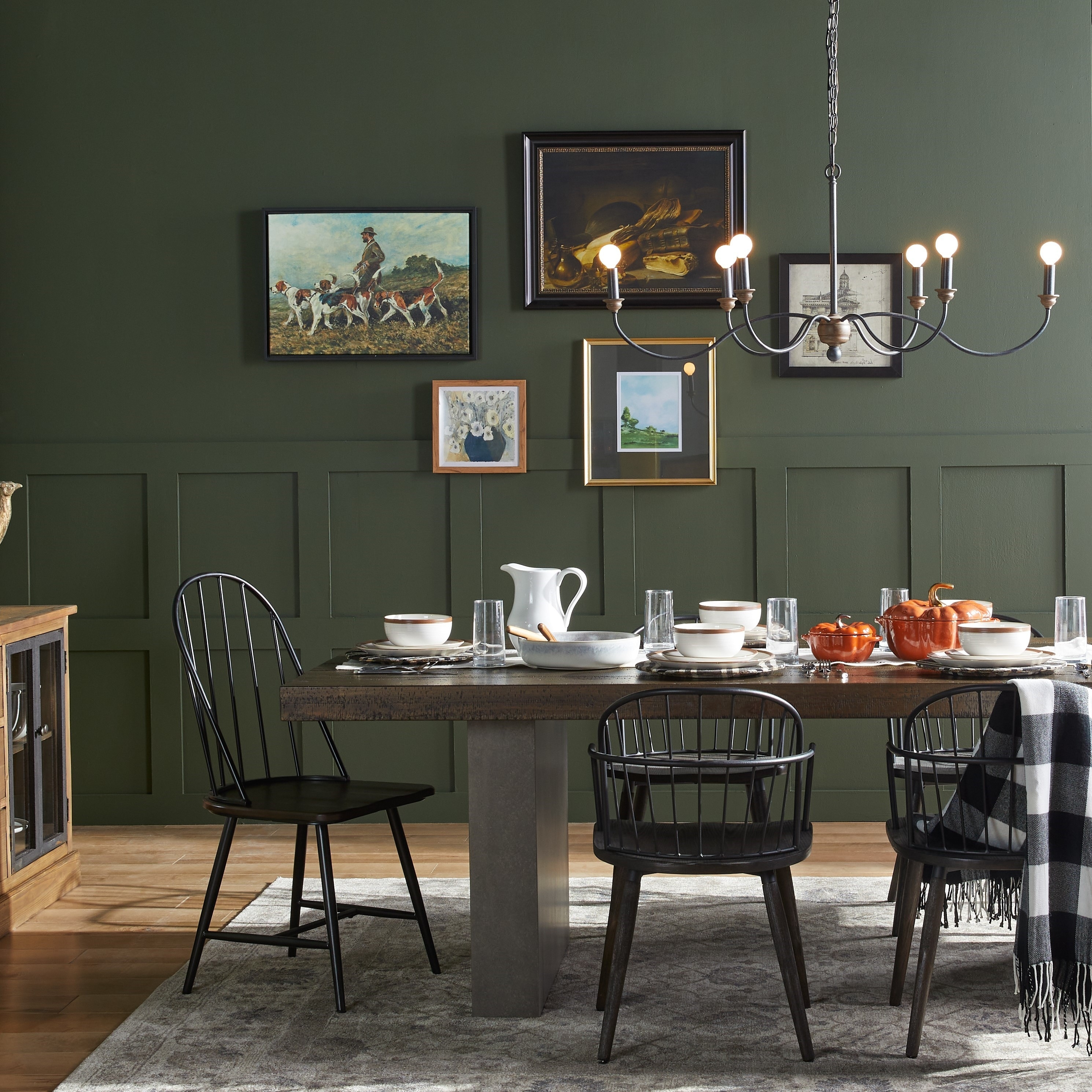 Blake reclaimed wood and concrete new arrivals dining table by inspire q artisan