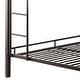 preview thumbnail 4 of 3, Kaleb Black Sand Finish Queen-over-Queen Bunk Bed