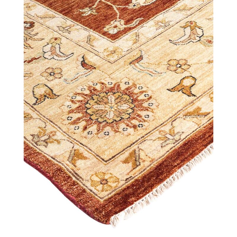 Oushak One-of-a-Kind Hand-Knotted Area Rug - Rust, 8' 3" x 10' 7" - 8' 3" x 10' 7"