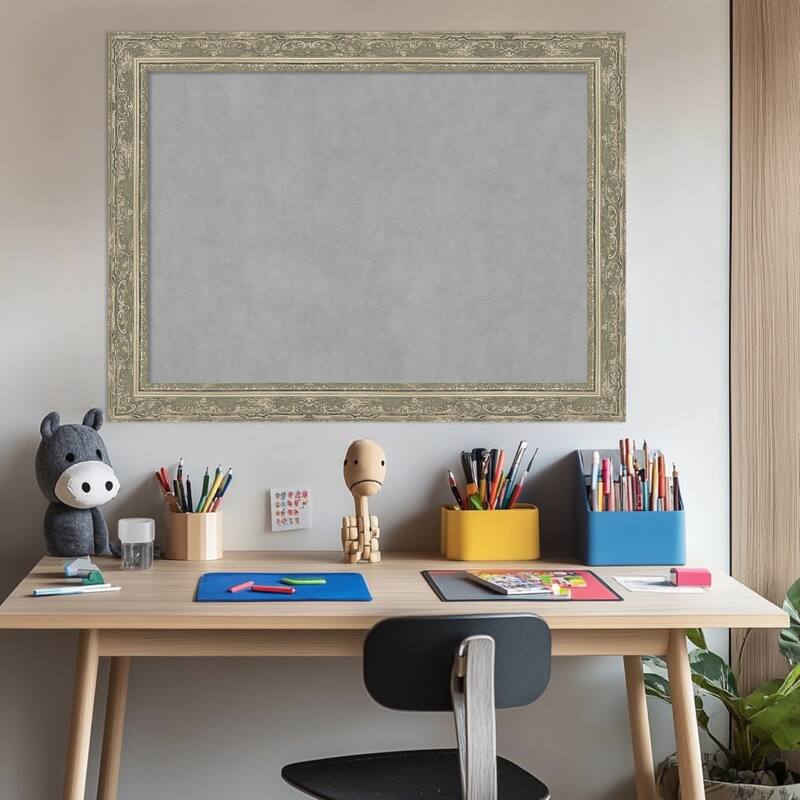 Amanti Art Filigree Gloss Black Framed