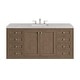 preview thumbnail 27 of 51, James Martin Vanities Chicago 60" Single Vanity, Whitewashed Walnut