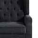 preview thumbnail 64 of 77, Button Tufted Armchair Wingback Wood legs Accent Chairs (Set of 2)