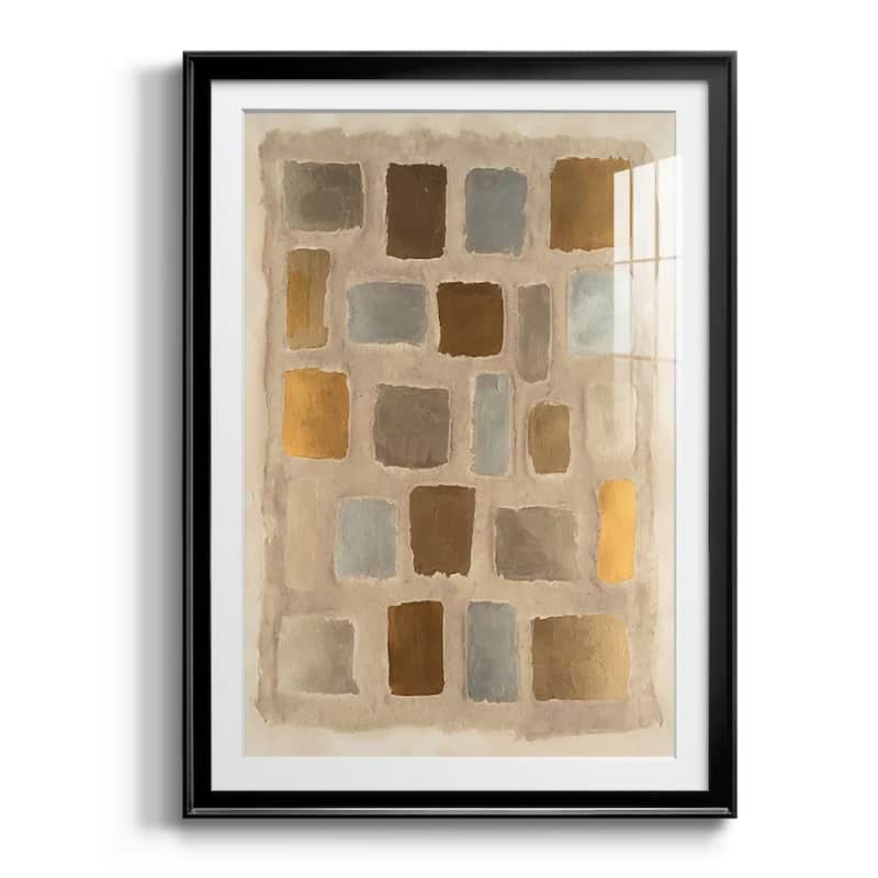 Sand Shaped II Premium Framed Print - Ready to Hang
