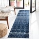 preview thumbnail 11 of 92, SAFAVIEH Tulum Giorgina Rustic Moroccan Boho Tribal Rug 2' x 11' Runner - Navy/Ivory