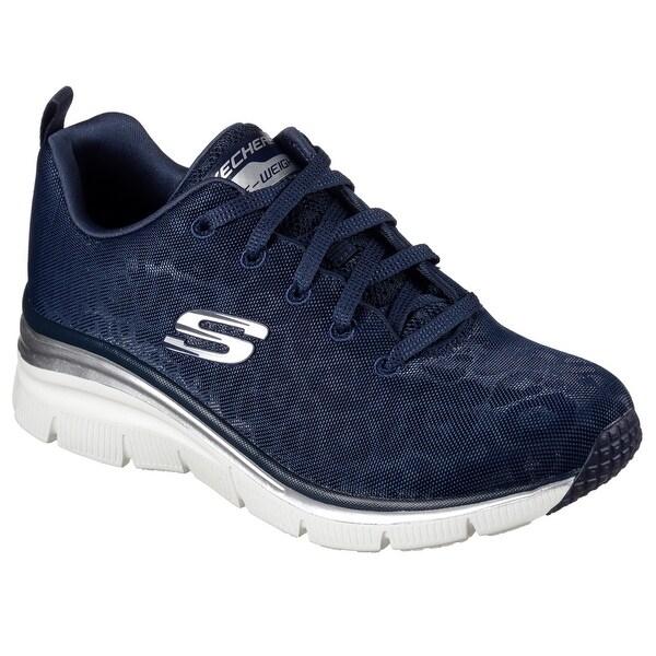 Shop Skechers 12712 NVY Women's FASHION FIT-CHECKING IN Sneakers - Free ...