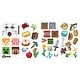 preview thumbnail 1 of 4, Brown & Grey & Red Minecraft Wall Decals by RoomMates