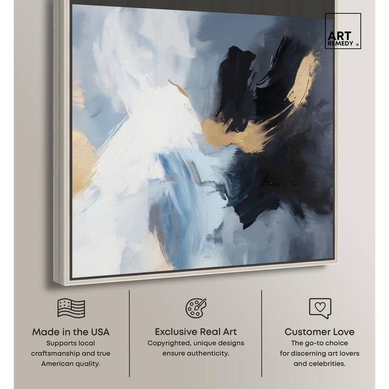 Turbulence I Canvas by Art Remedy