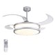 preview thumbnail 17 of 15, 48" Modern Retractable Dimmable LED Chandelier Ceiling Fan with Lights and Remote
