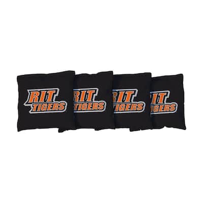 Rochester Institute of Technology Tigers Black Cornhole Bags