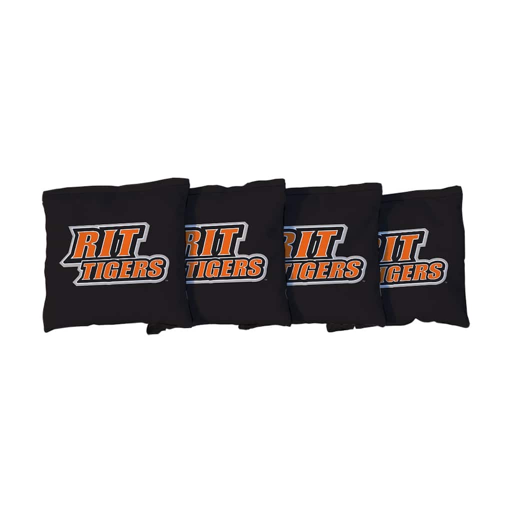 Rochester Institute of Technology Tigers Black Cornhole Bags