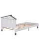 preview thumbnail 38 of 52, Platform bed with house shaped headboard
