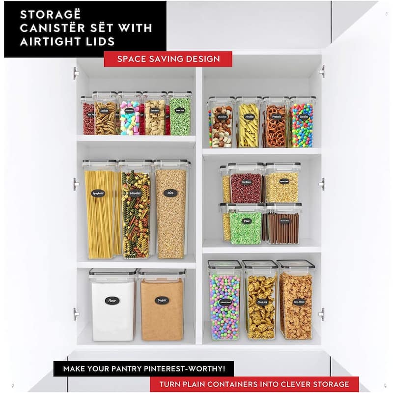 DWËLLZA KITCHEN 2.95 Quarts Pasta Storage Containers Set of 4