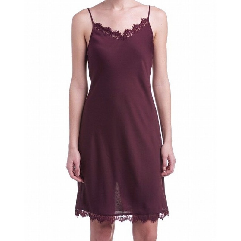 vince camuto purple lace dress