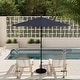 preview thumbnail 101 of 143, North Bend 9-foot Round Auto-tilt, Bronze Finish, Sunbrella Patio Umbrella by Havenside Home Navy Blue