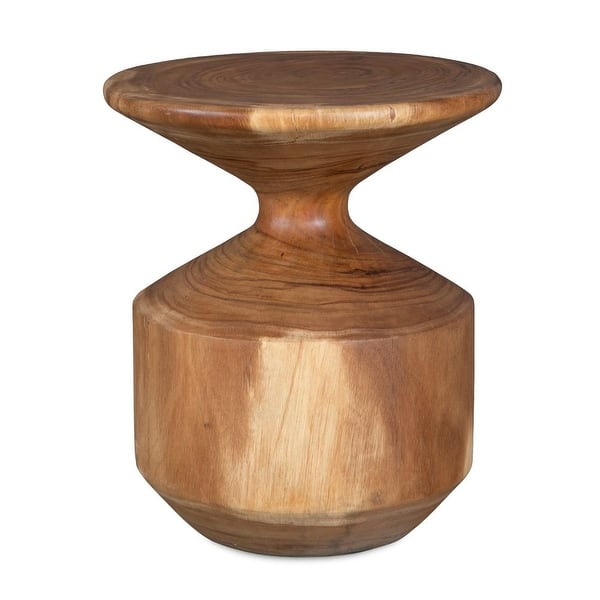 slide 2 of 7, Uttermost Lynx Hourglass Accent Table