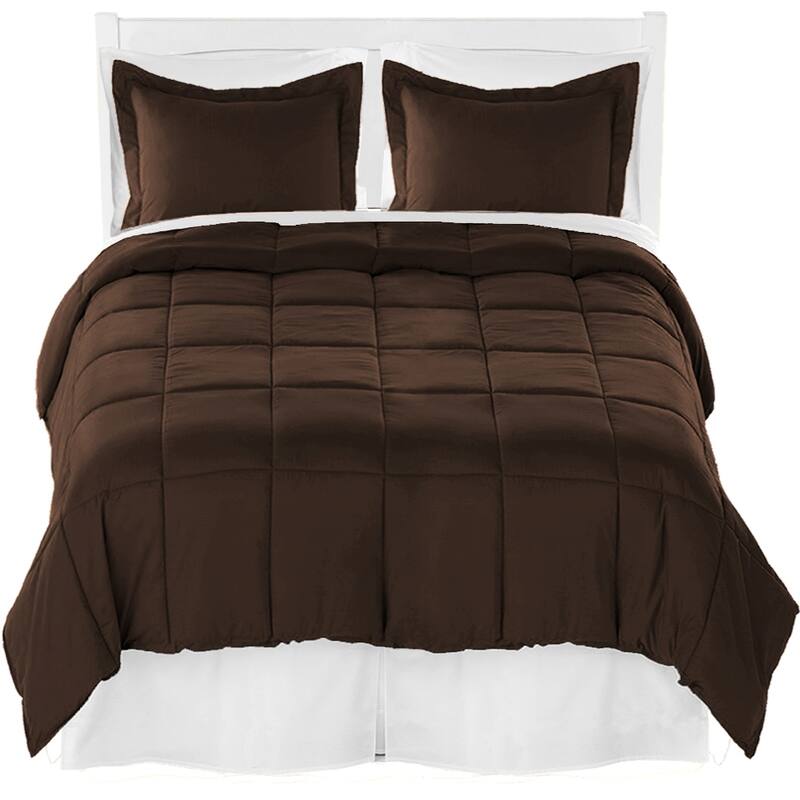 Bare Home Microfiber Comforter, Sheet Set, and Bed Skirt