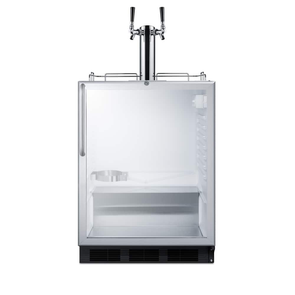 Summit 24 Inch Wide 5.5 Cu. Ft. Built-In Commercial Double Tap ADA