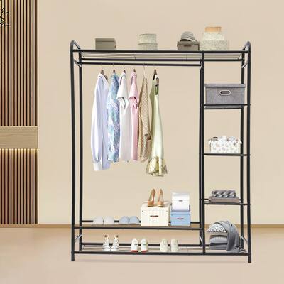 Freestanding Closet Organizer Wardrobe Closet Rack for Bedroom