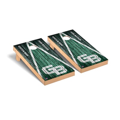 Wisconsin Green Bay Phoenix Triangle Cornhole Board Set