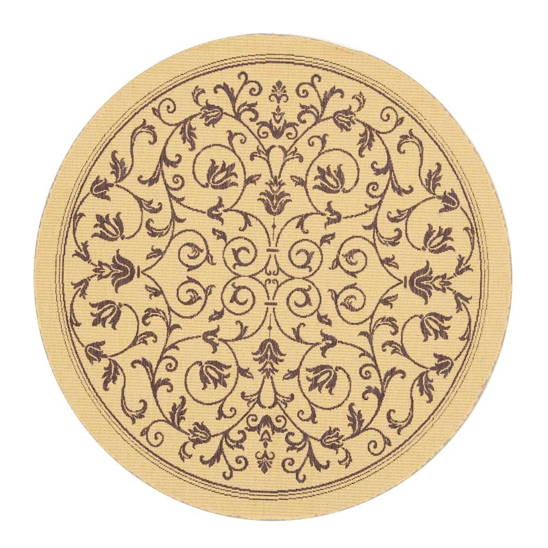 SAFAVIEH Courtyard Clarine Indoor/ Outdoor Waterproof Patio Backyard Rug