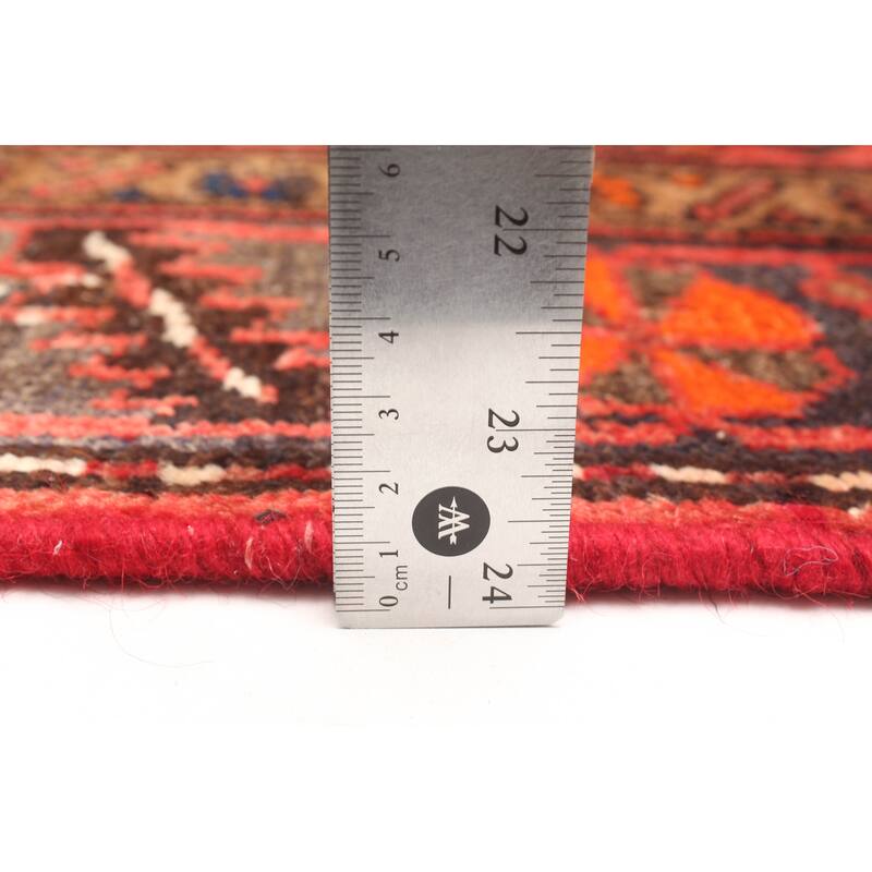 ECARPETGALLERY Hand-knotted Andelz Red Wool Rug - 3'6 x 6'11