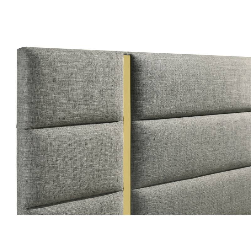 Ines 52-inch Fabric Upholstered Panel Bed