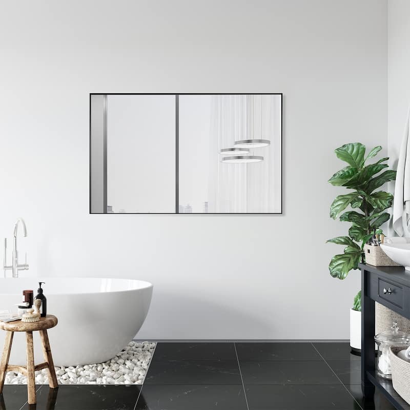 Altair Sassi Bathroom/Vanity Aluminum Framed Wall Mirror