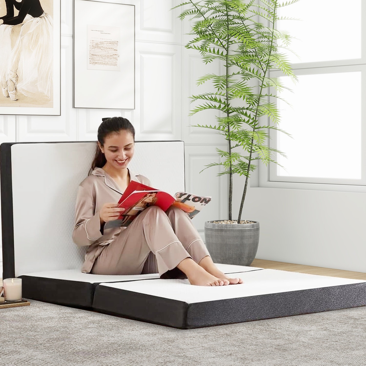 Portable mattress topper shop