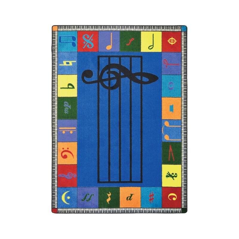 Multi - durable soft decorative rug for home, living room & bedroom - 7' x 7' Round