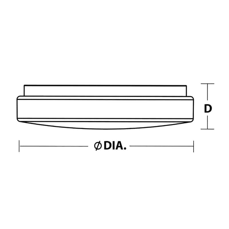 AFX C2F11L5AJUD Cirrus 11" Wide LED Flush Mount Drum Ceiling Fixture